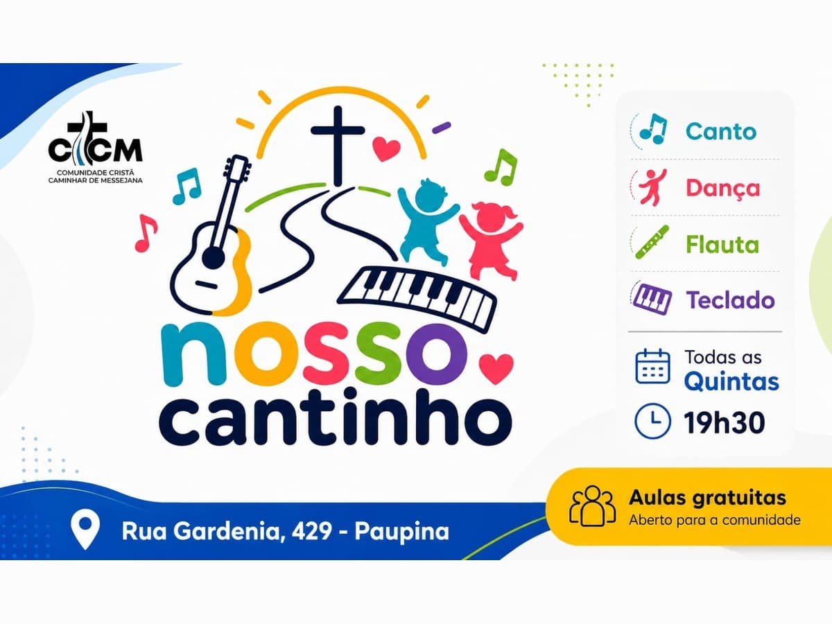 Nosso Cantinho: Aulas gratuitas para crianças